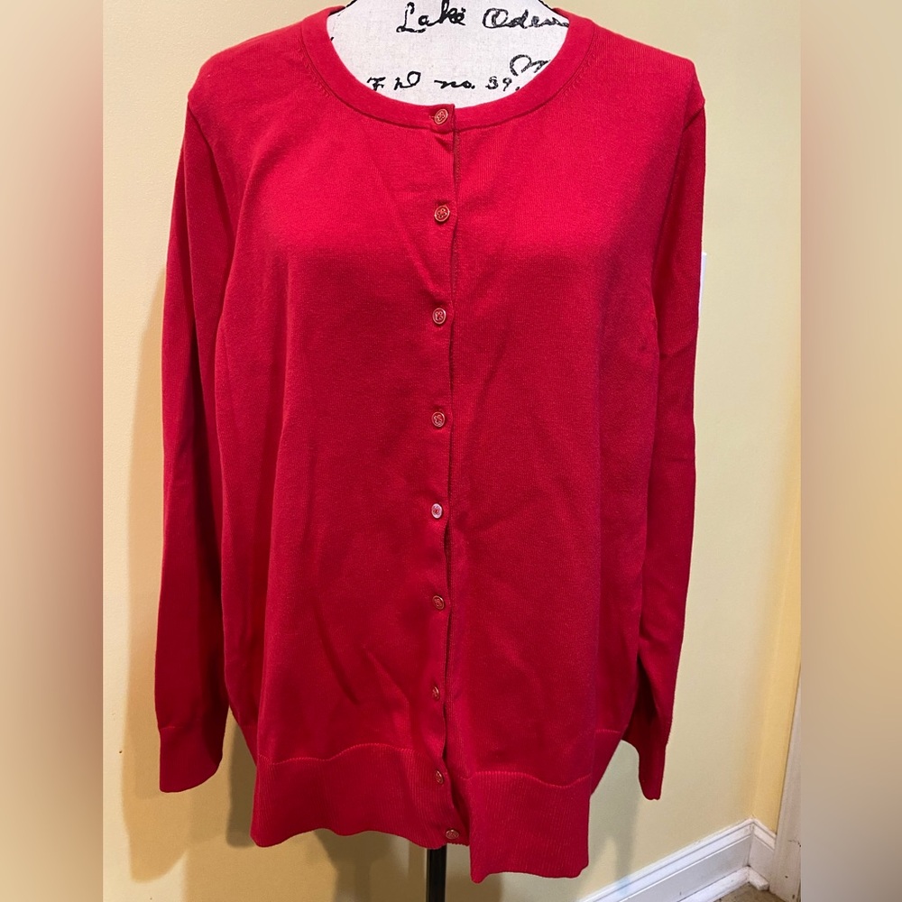 Lands’ End Cardigan, 3X